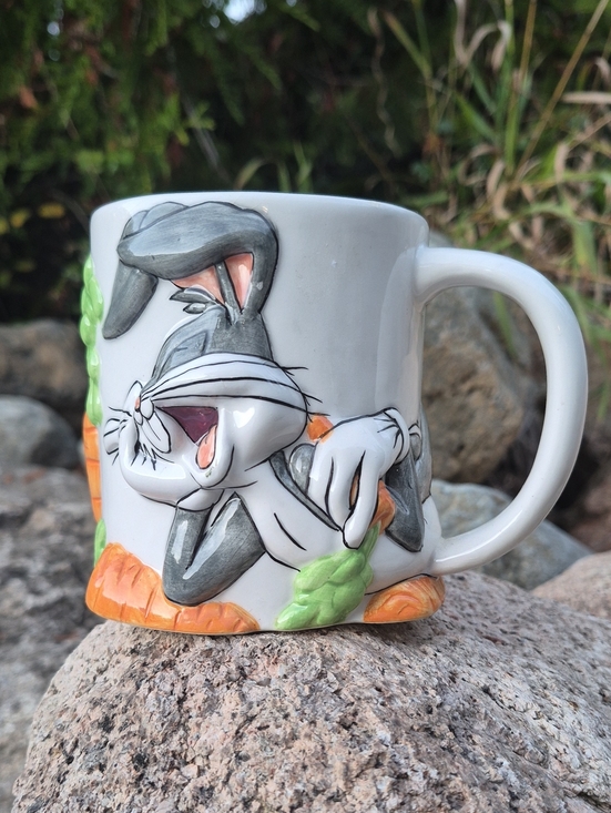 Gibsons Other - Vintage 1998 Looney Tunes Bugs Bunny 3D Mug By Gibsons